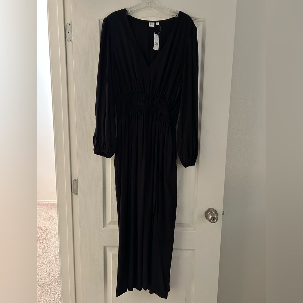 GAP Black Long Sleeve Dress